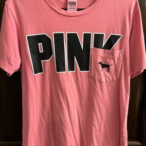 PINK Victoria's Secret Cotton Tee in Soft Pink
